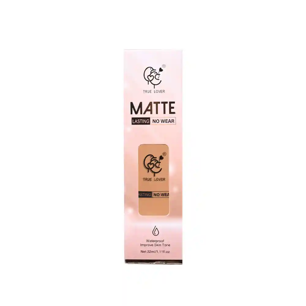 Base Líquida Matte Lasting A Prueba De Agua Tono 5 - True Lover