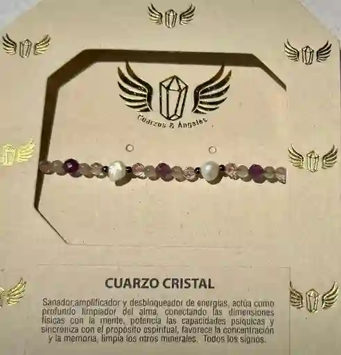 Pulsera Cuarzo Cristal
