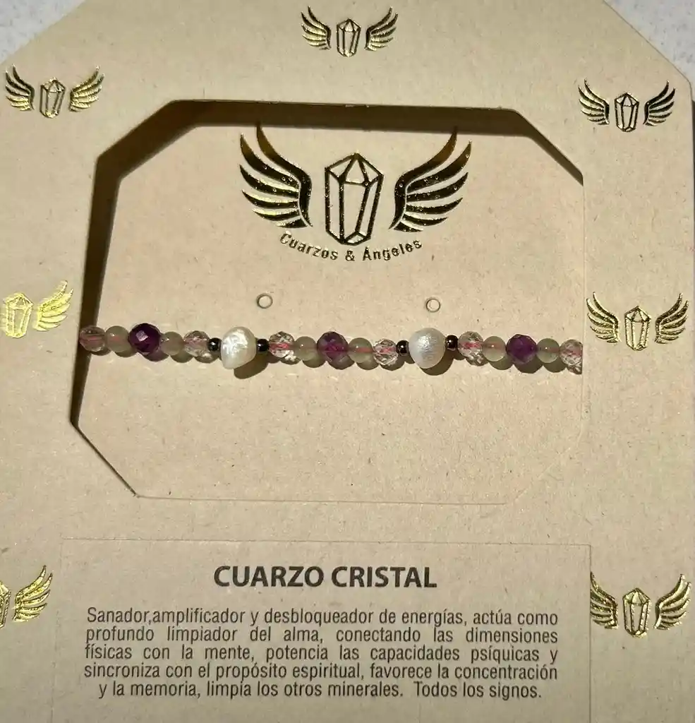 Pulsera Cuarzo Cristal