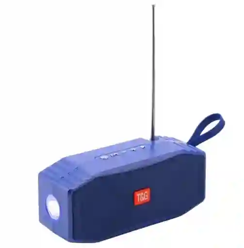 Parlante Bluetooth Portátil Tg614 Azul