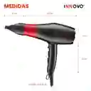 Secador Profesional Con 3 Boquillas 1500w Cable Extra Largo Alta Potencia Calor Y Frio Hair Dryer Innovo Vgr 462