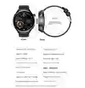 Smartwatch K500 Reloj Inteligente Pantalla Amoled Pulso Cuero Negro