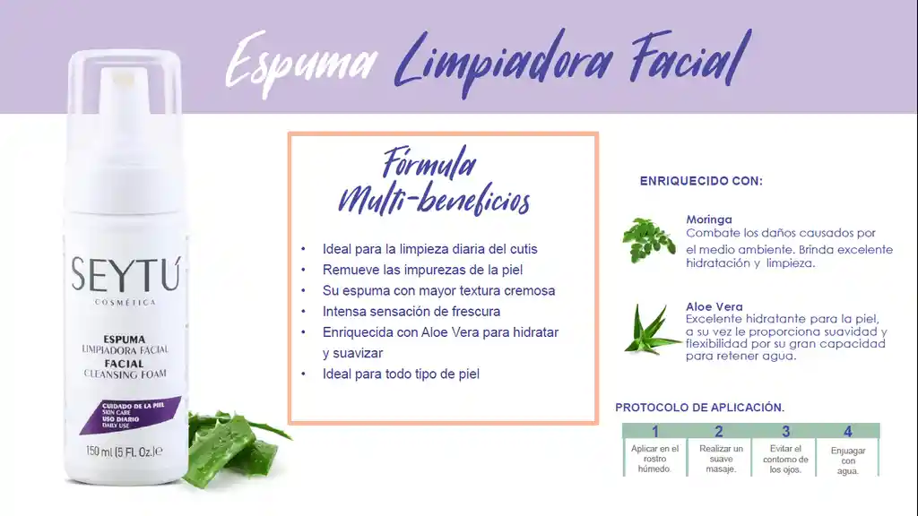 Espuma Limpiadora Facial