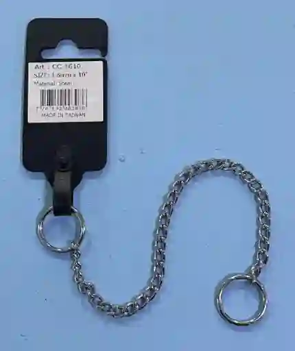 Collar De Ahogo 1.6mm X (25cm) Plata