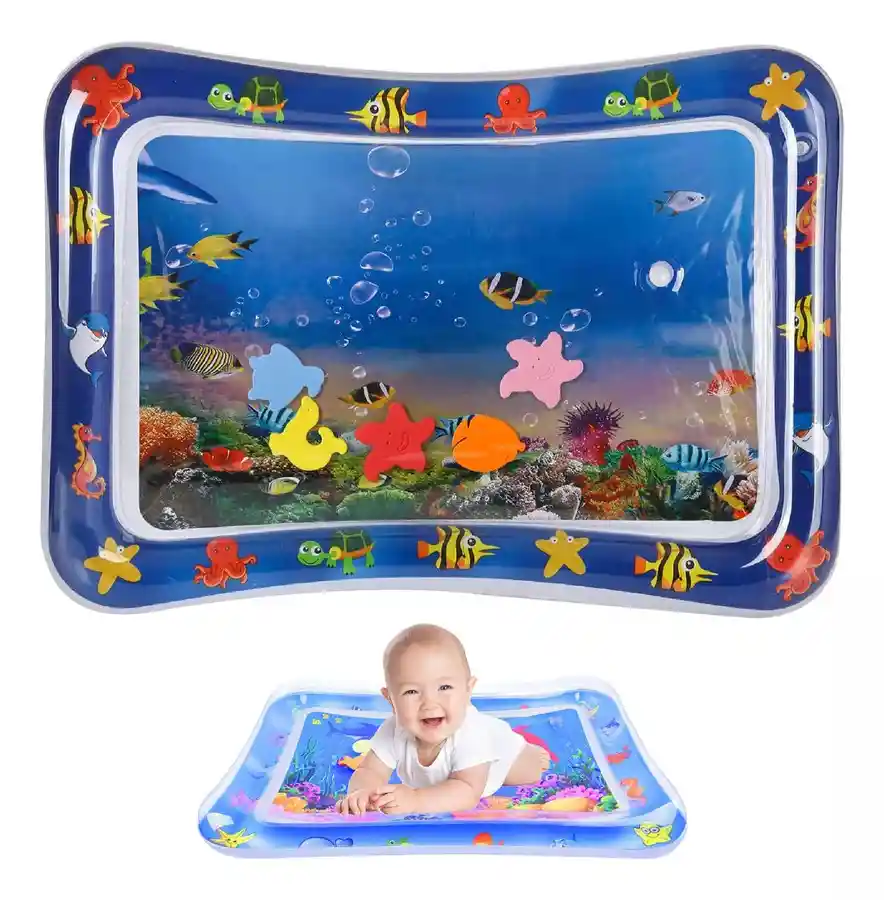 Tapete De Agua Inflable Estimulación Para Bebes