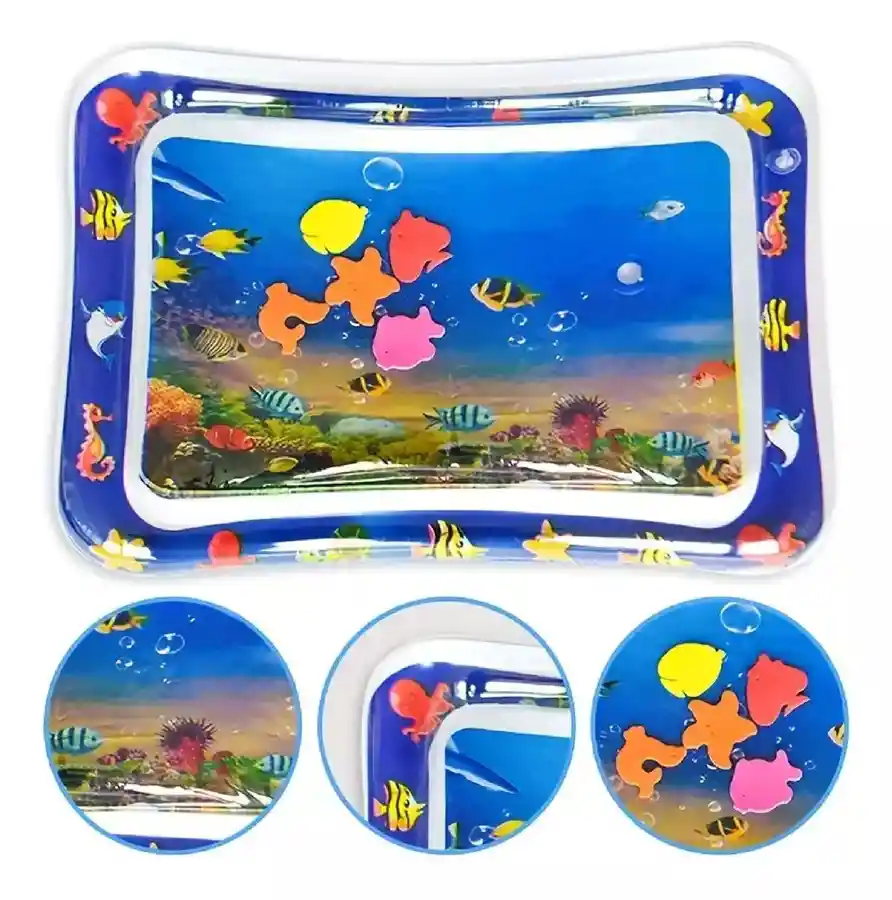 Tapete De Agua Inflable Estimulación Para Bebes
