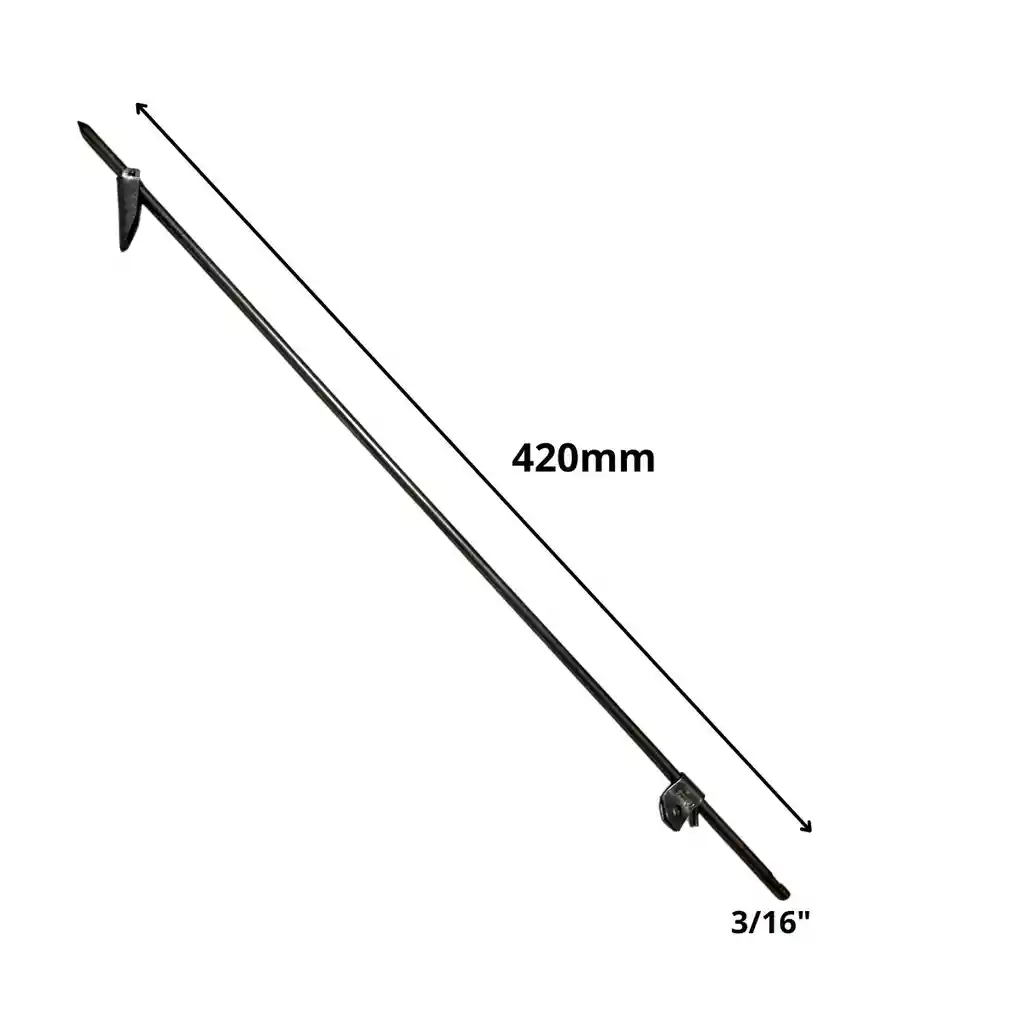 Arpon Para Pesca Con Doble Liga Artesanal Madera