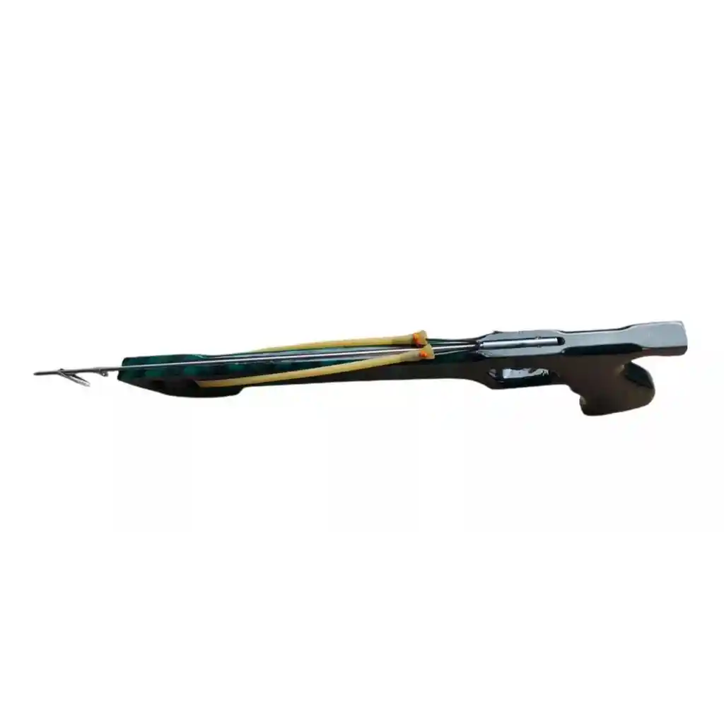 Arpon Para Pesca Con Doble Liga Artesanal Madera