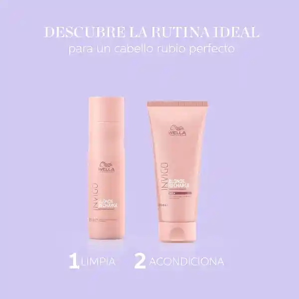 Acondicionador Wella Cabello Rubio Invigo Blonde Recharge 200ml