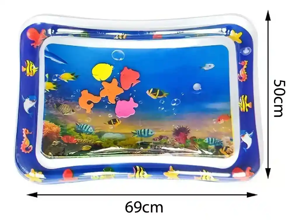 Tapete De Agua Inflable Estimulación Para Bebes
