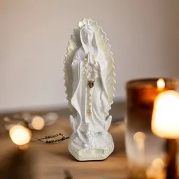 Virgen Condolencias 22 Cms Y Denario