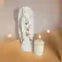 Virgen 30 Cms Denario Y Vela -condolencias