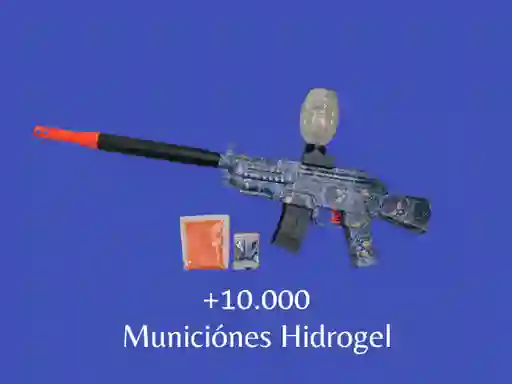 Juguete Electrico +10.000 Municiones En Hidrogel