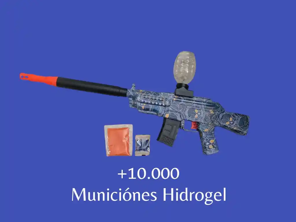 Juguete Electrico +10.000 Municiones En Hidrogel