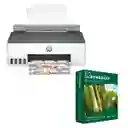 Combo Impresora Hp Smart Tank 210 Blanca + Resma