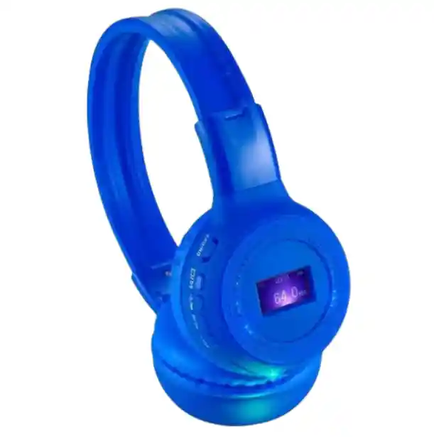 Diadema Bluetooth N65 Azul Conectividad, Estilo Y Sonido Claro