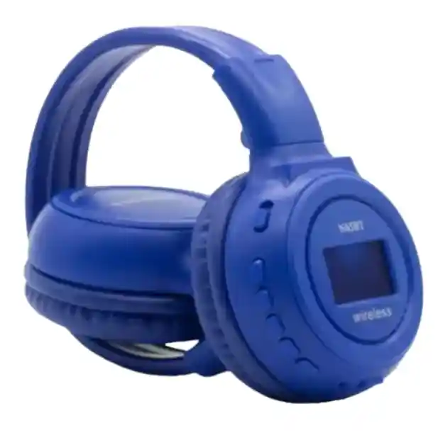 Diadema Bluetooth N65 Azul Conectividad, Estilo Y Sonido Claro