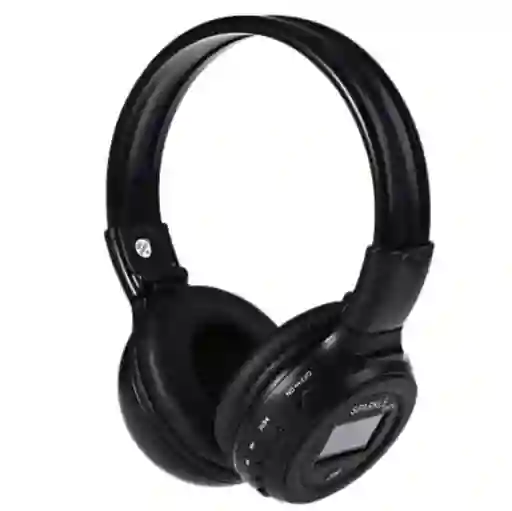 Diadema Bluetooth N65 Negra Calidad De Sonido Y Confort Inigualables