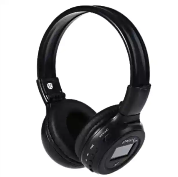 Diadema Bluetooth N65 Negra Calidad De Sonido Y Confort Inigualables
