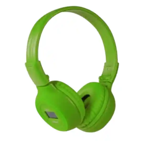 Diadema Bluetooth N65 Verde Conectividad, Estilo Y Sonido Claro