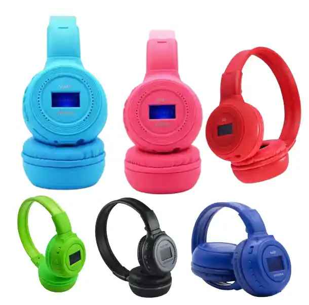 Diadema Bluetooth N65 Verde Conectividad, Estilo Y Sonido Claro