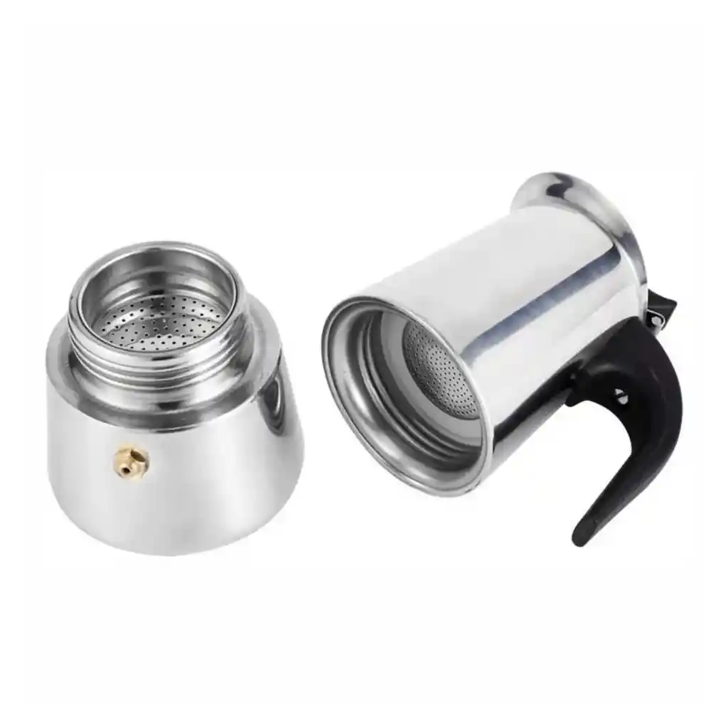 Cafetera Italiana 6 Tazas En Acero Quirúrgico - Express Maker