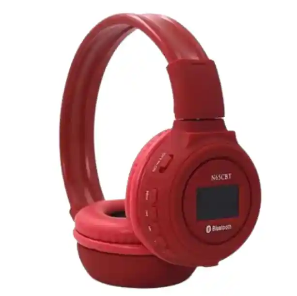 Diadema N65 Rojo Bluetooth: Comodidad Y Tecnología Al Alcance De Todos