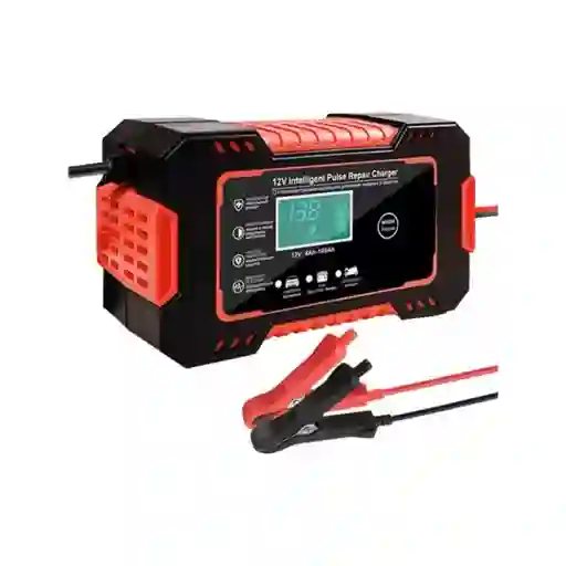 Cargador De Baterías Para Autos Con Pantalla Lcd