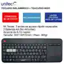 Teclado Inalámbrico Multidispositivo Touchpad Unitec W001