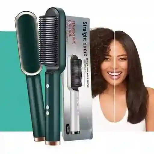 Cepillo Alisador Para Cabello Con Tecnología Protectora Del Calor