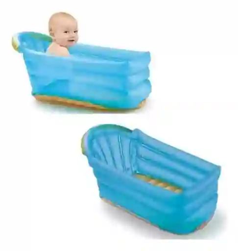 Bañera Tina Bebe Jacuzzi Inflable Relajante Portátil