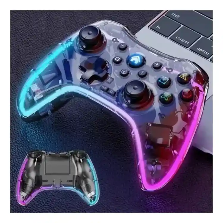 Control Bluetooth Gamepad Rgb Celular Pc Android