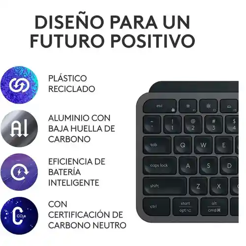 Logitech Mx Keys S Teclado Recargable / Usuarios Avanzados