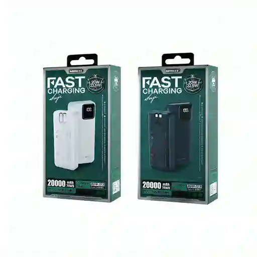 Power Bank Carga Rápida Remax Rpp-513 Series 20000mah