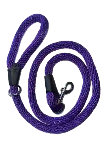 Correa Doble Función Para Perro: Correa Y/o Correa-collar - Morado