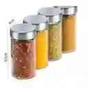 Organizador Giratorio De Acero Inoxidable Para Condimentos - 12 Tarros