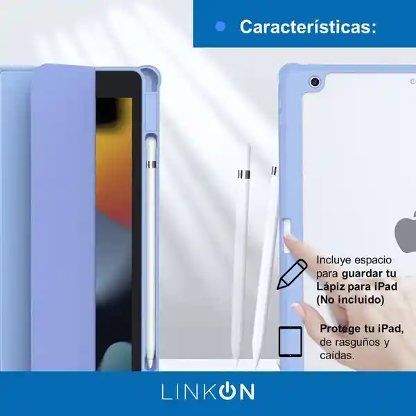 Estuche Funda Case Espacio De Lápiz Ipad Linkon - Haze Blue