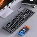 Combo Teclado Y Mouse Pc Alambrico Km160