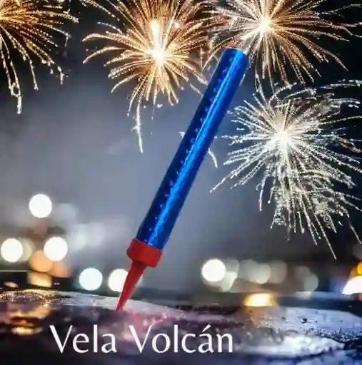 Vela Volcan De Cumpleaños X1 Unidad (15 Cm)