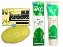 Crema Dental Y Jabon De Oliva Hgw
