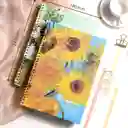 Cuaderno Argollado Vincent Van Gogh 300 Paginas Pasta Dura