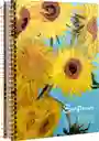 Cuaderno Argollado Vincent Van Gogh 300 Paginas Pasta Dura