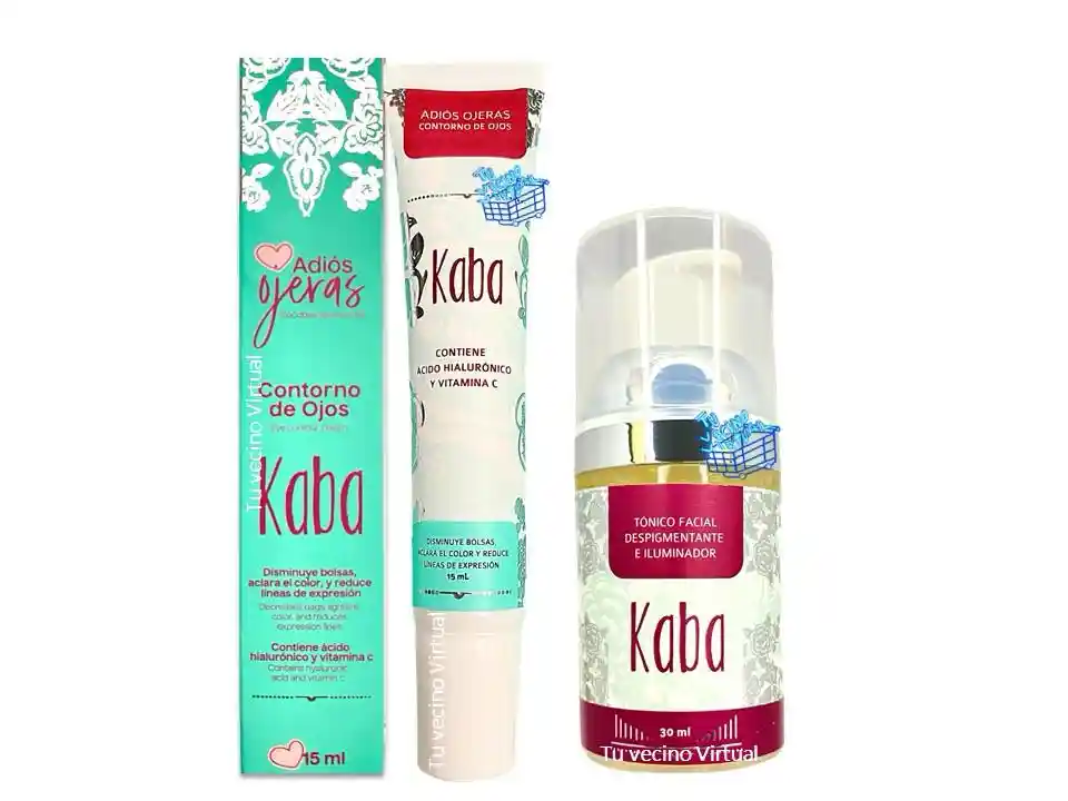 Contorno De Ojos Y Tonico Facial Despigmentante De Kaba