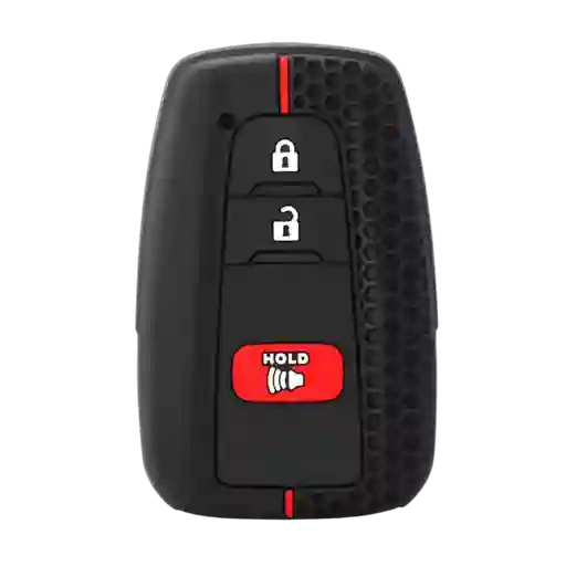 Funda Silicona Forro Protector Control Carcasa Toyota 3 Botones