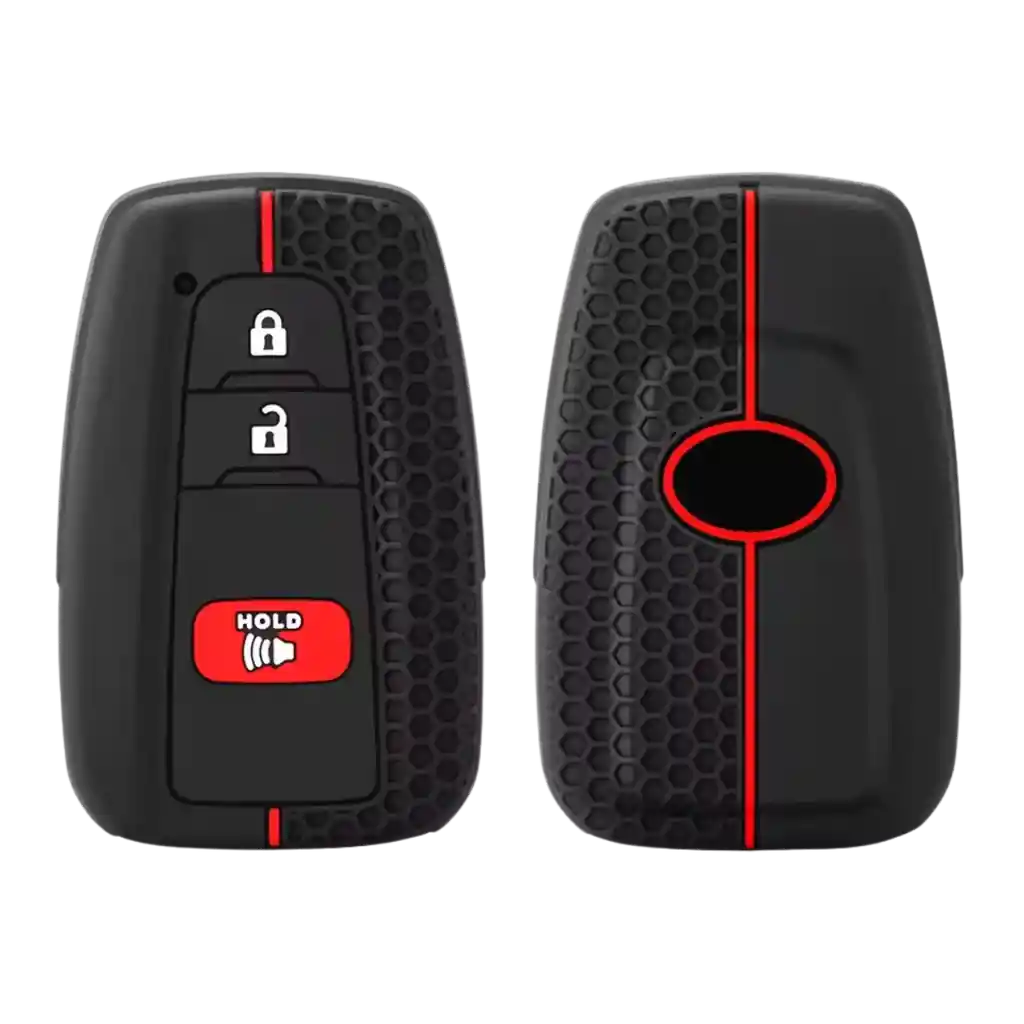 Funda Silicona Forro Protector Control Carcasa Toyota 3 Botones