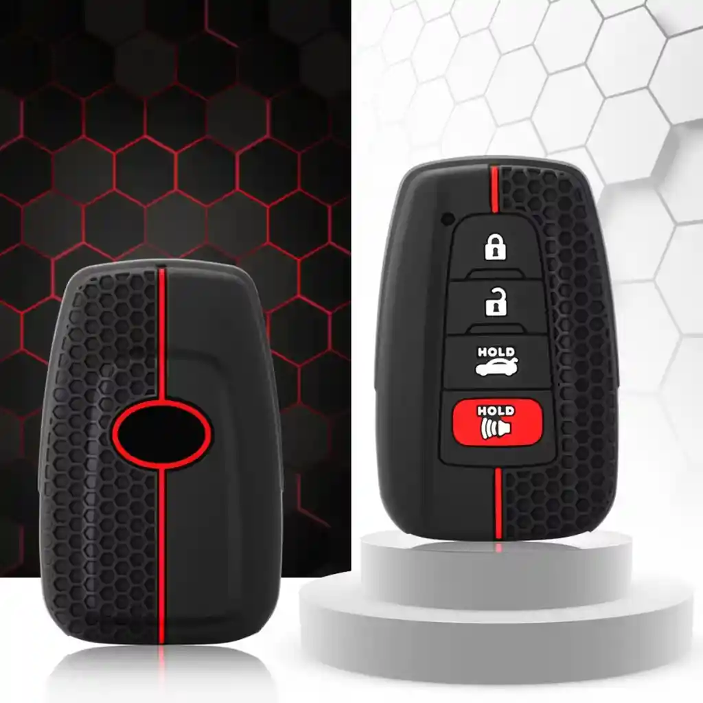 Funda Silicona Forro Protector Control Carcasa Toyota 4 Botones