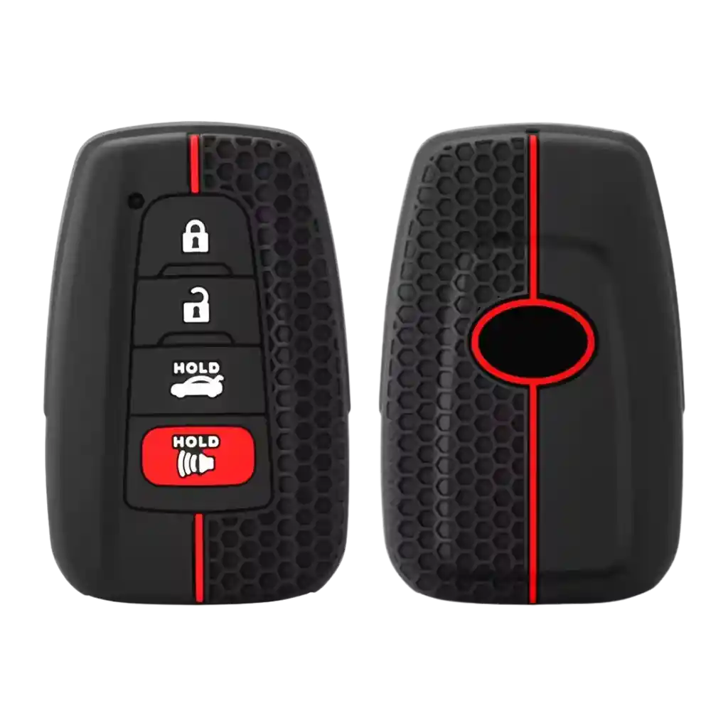 Funda Silicona Forro Protector Control Carcasa Toyota 4 Botones