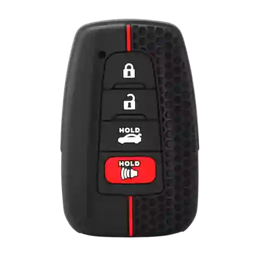 Funda Silicona Forro Protector Control Carcasa Toyota 4 Botones