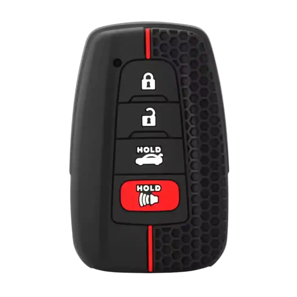 Funda Silicona Forro Protector Control Carcasa Toyota 4 Botones