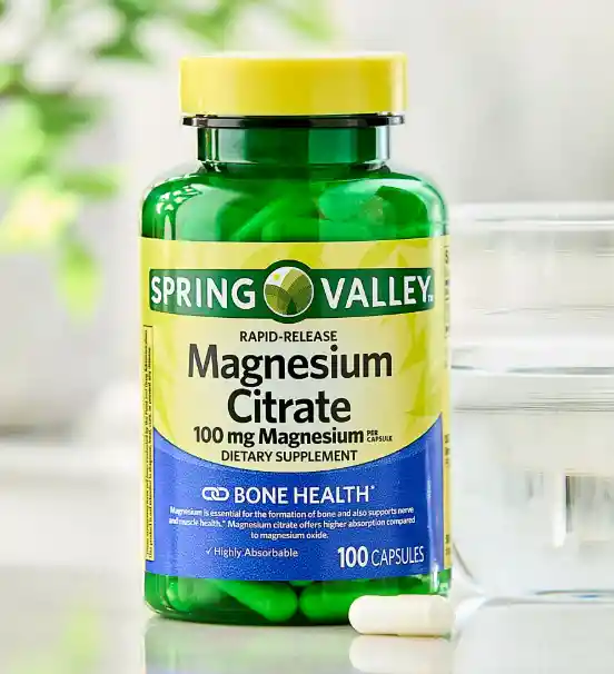 Citrato De Magnesio 100 Mg Por 100 Capsulas